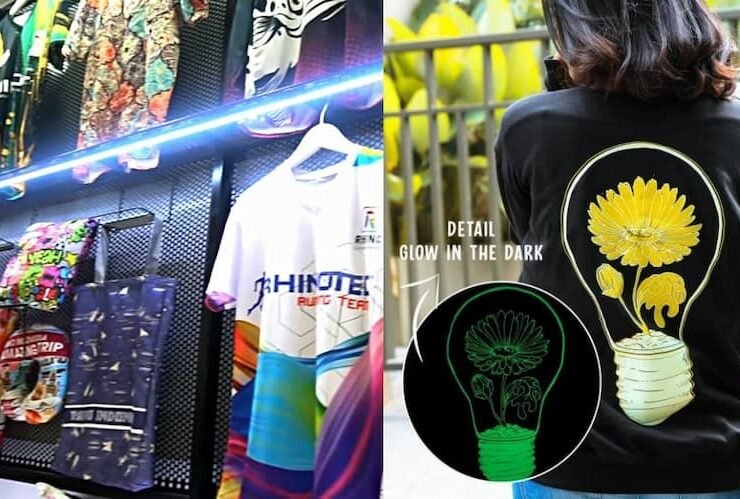 Perbedaan Sablon Sublim dan Glow In The Dark